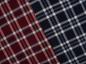 Preview: Baumwoll-Flanell Maverick, Karo, hellgrau/bordeaux